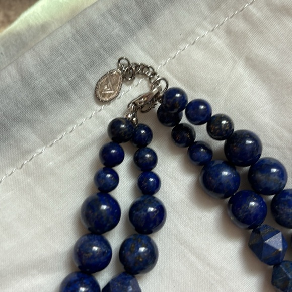 Rare! Silpada Lapis Sterling Silver Necklace - Picture 2 of 5